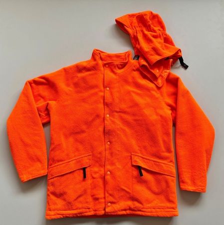 Vintage  Made in USA L. L. Bean fleece jacket MEN Sz L