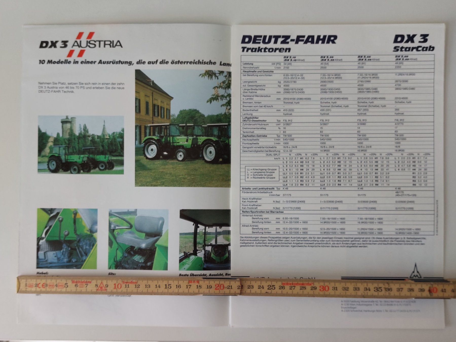 Aebi Documenti: Prospekt Traktor Deutz Fahr DX 3 – Usato da Schenkon venduto da Elbarto007 1
