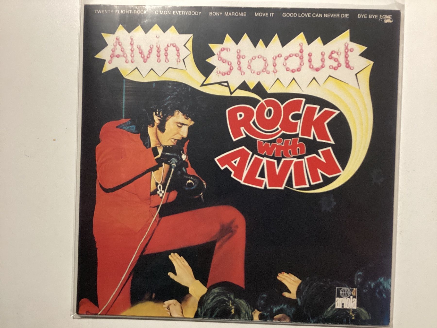 Dischi in vinile: Alvin Stardust LP - Rock With Alvin – Usato da Gutenswil venduto da Hamzian