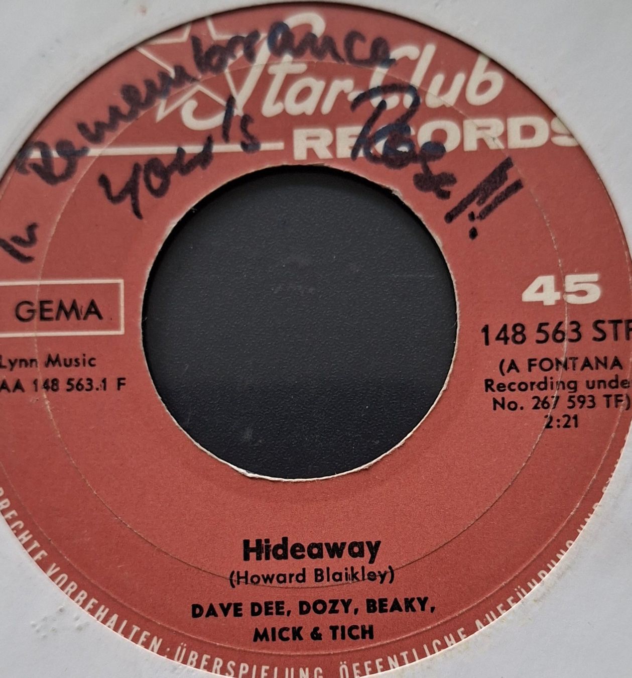 Vinyles: Vinyl Single  Dave Dee - Hideaway – D'occasion à Langenthal par Modo39