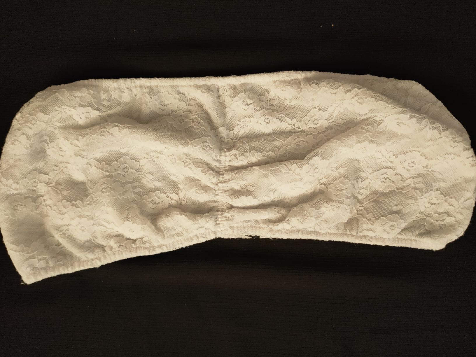 Top: Bustier Set, Weiss und Rosa mit Spitzen Grösse S / M – Nuovo (secondo la descrizione) da Gipf-Oberfrick venduto da minini 3