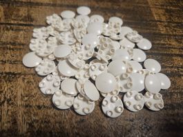 lego 2654 lot de 70 pièces White Plate, Round 2 x 2