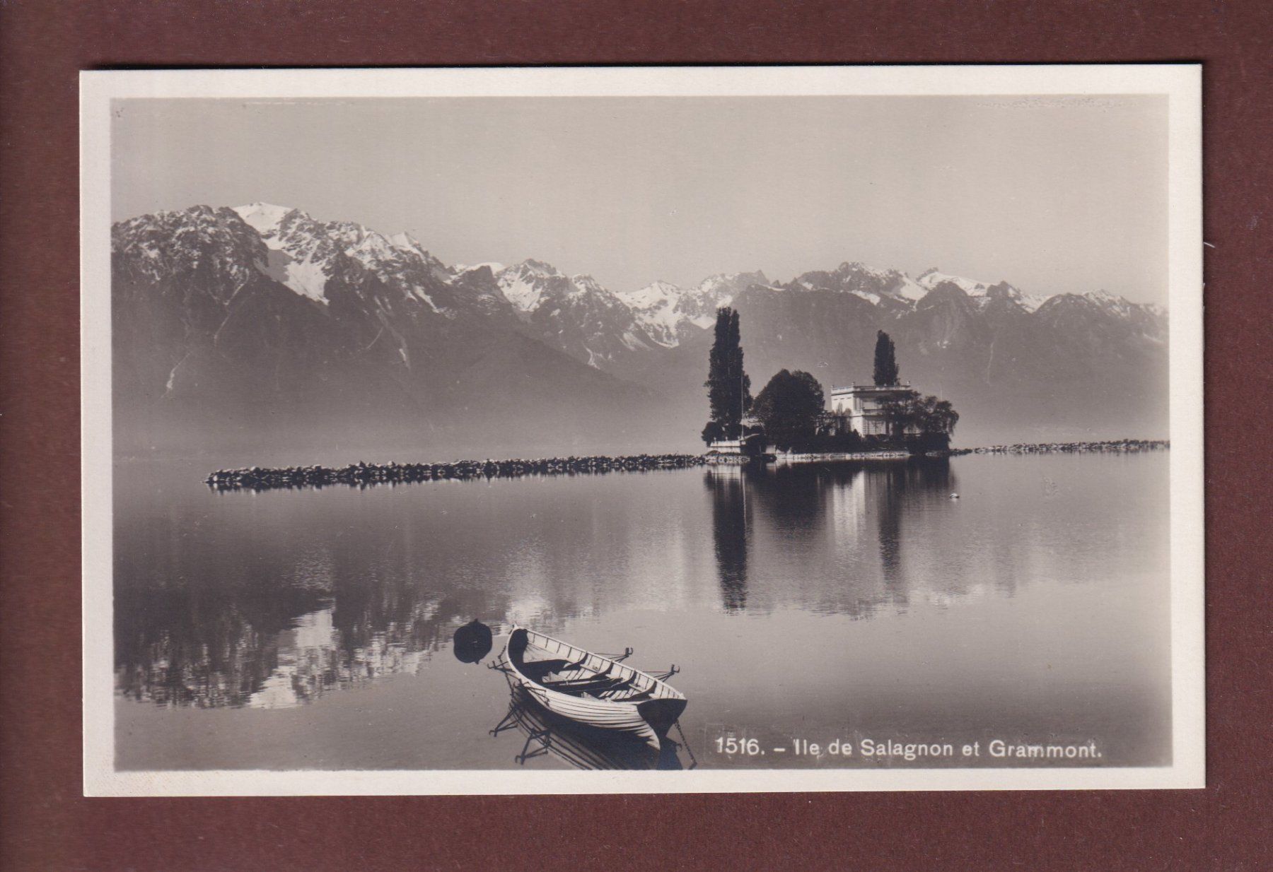 Cartoline postali: Clarens - ÎLE DE SALAGNON – Usato da Pully venduto da nicecards-shop