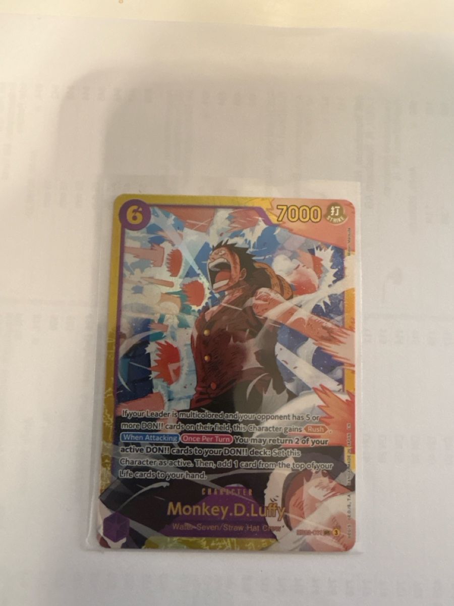 Bandai Carte collezionabili: One Piece TCG - Luffy EB02-061 EN – Nuovo (secondo la descrizione) da Birsfelden venduto da alex4127