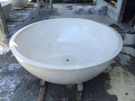 Badewanne Freistehende Bad Wanne Terrazzo Stein In-Outdoor
