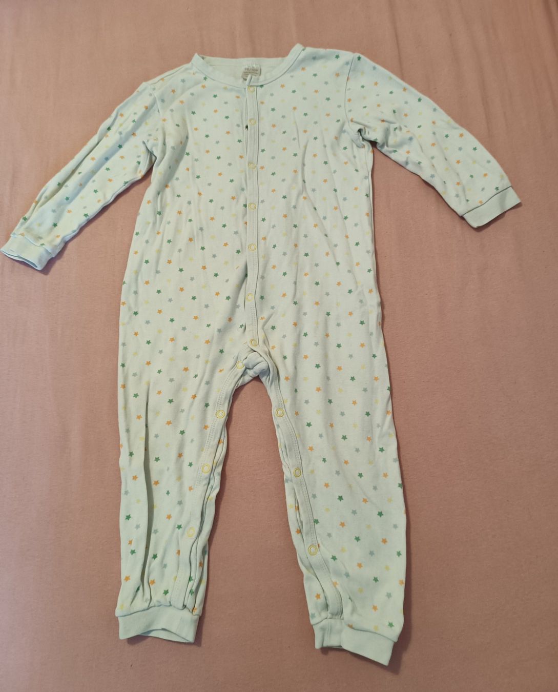 Pigiama & Simili: Kinder Strampler Pyjama Gr 98/104 weiss Sterne – Usato da Oberhofen Thun'see venduto da cri_6md2