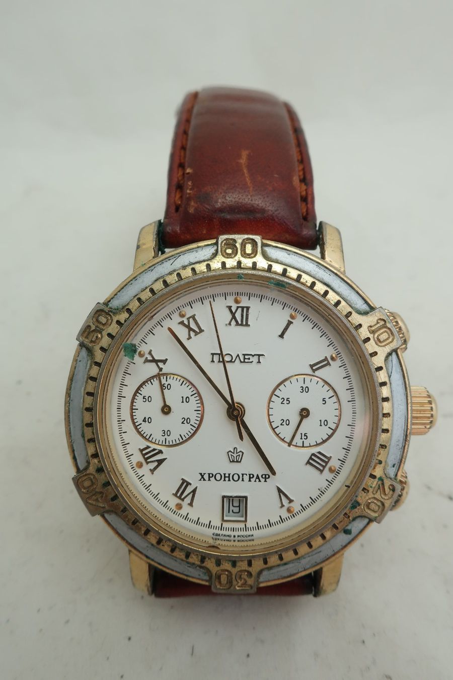 Poljot Orologi: Poljot Chronograph Handaufzug 1990 – Difettoso da Zürich venduto da dnk_nrd8
