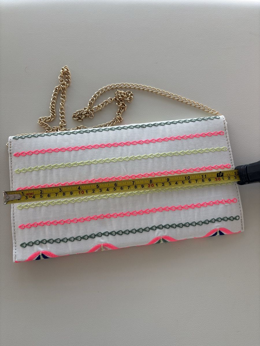 Borse & Zaini: clutch bag machine embroidery, textiles – Nuovo e nell'imballaggio originale da Lausanne venduto da oyu_hgg5 6