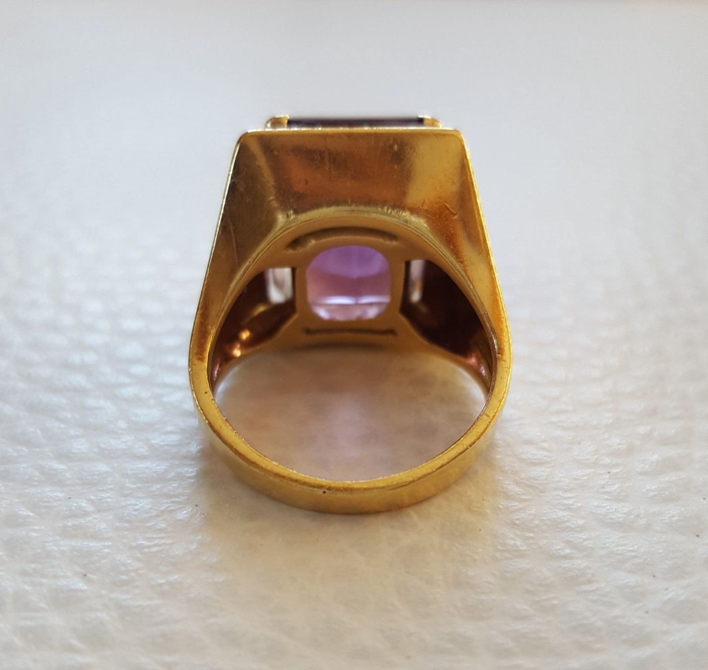 Anelli: Gold 750 Massiv Ring Mit Amethyst – Usato da Wald ZH venduto da Dasilver 5