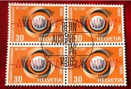 4 er Block Nr.437 mit Stempel Bern   