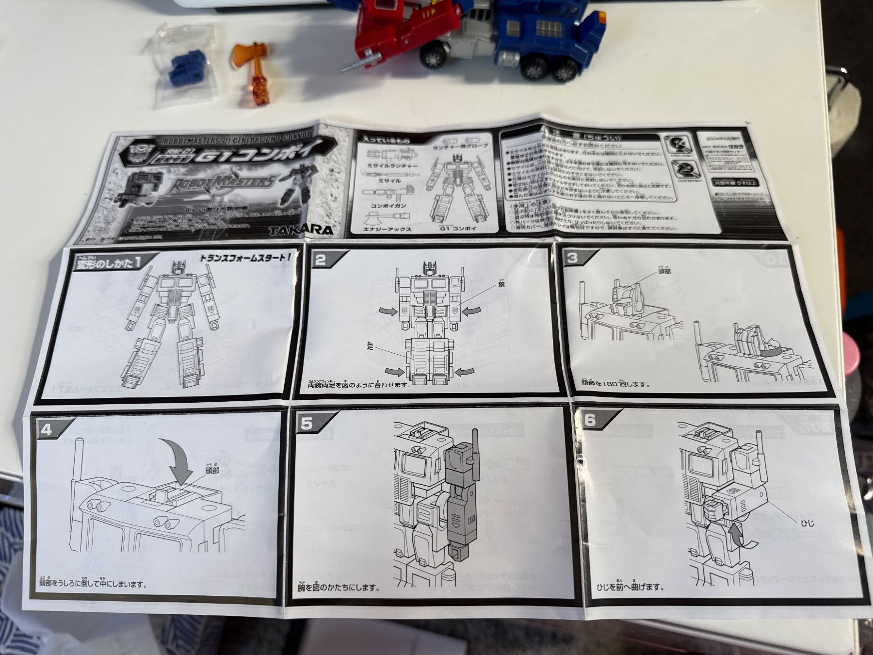 Statuette: Transformers Robot Masters RM-01 G1 Convoy Takara – Usato da Allschwil venduto da meeresperle 4