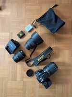 Nikon D5500 Set: 3 Objektive + Zubehör