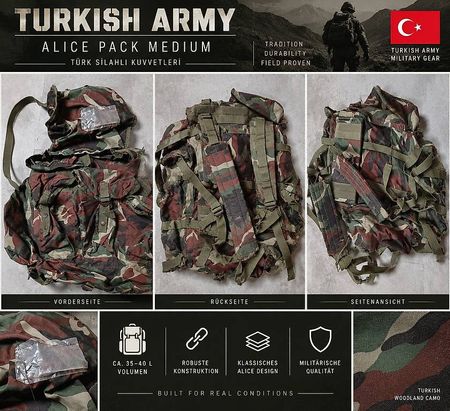 Turkish Army ALICE Pack Medium