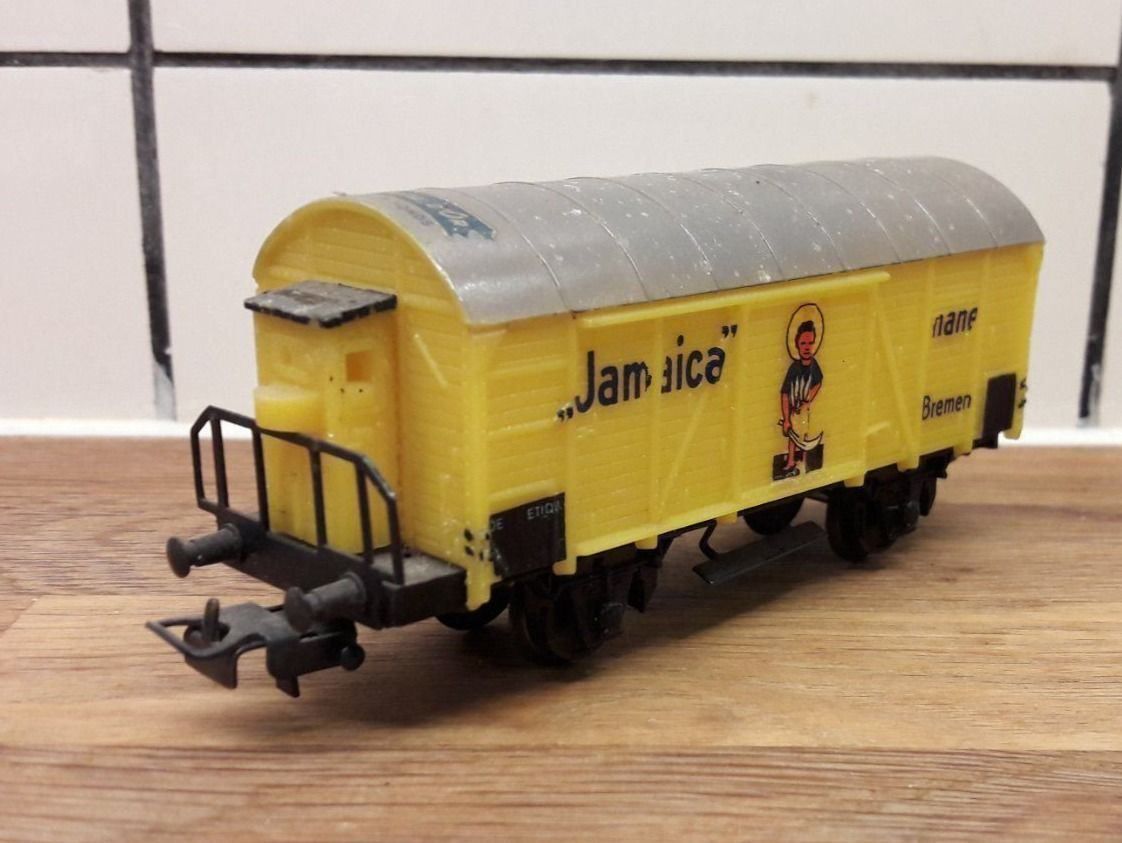 Liliput Modellini di ferrovie: Liliput HO DC : DB wagon couvert "Jamaica" – Usato da Buttes venduto da Cafe2005