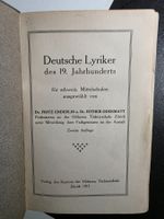 Deutsche Lyriker des 19. Jhdt. - Enderli/Odermatt - 1917