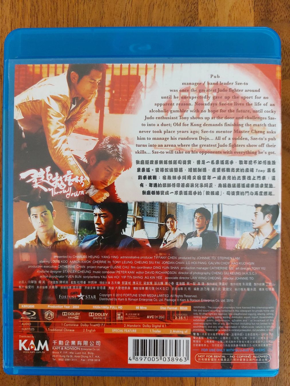 Tutti i DVDs: Blu Ray - Throw Down / US Code – Usato da Rheinfelden venduto da Onyx74 1