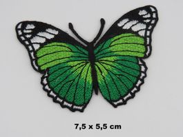 SCHMETTERLING - Aufnäher - Aufbügler - Stickerei - 7,5x5,5cm
