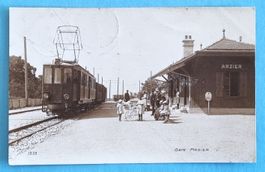 Arzier - Gare - Bahnhof - Chemin de elextrique - 1925