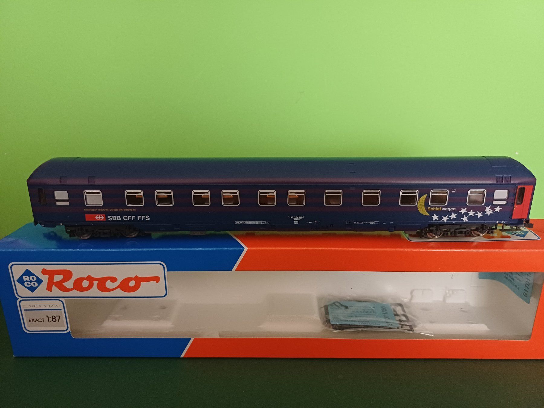 Roco Modellini di ferrovie: Roco Schlafwagen der SBB – Usato da Bassersdorf venduto da darki77