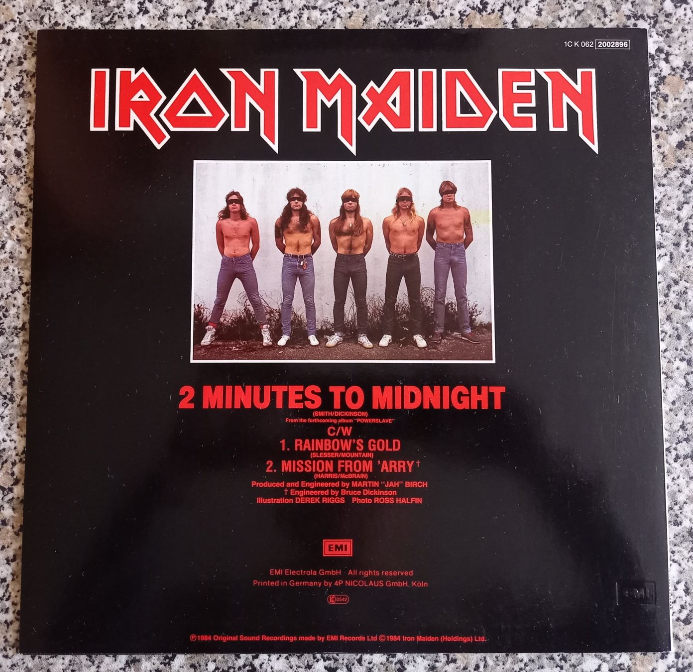 Dischi in vinile: 4 Iron Maiden Maxi-Singles (Germany Editions) – Usato da Reinach AG venduto da cosmiceddie 3