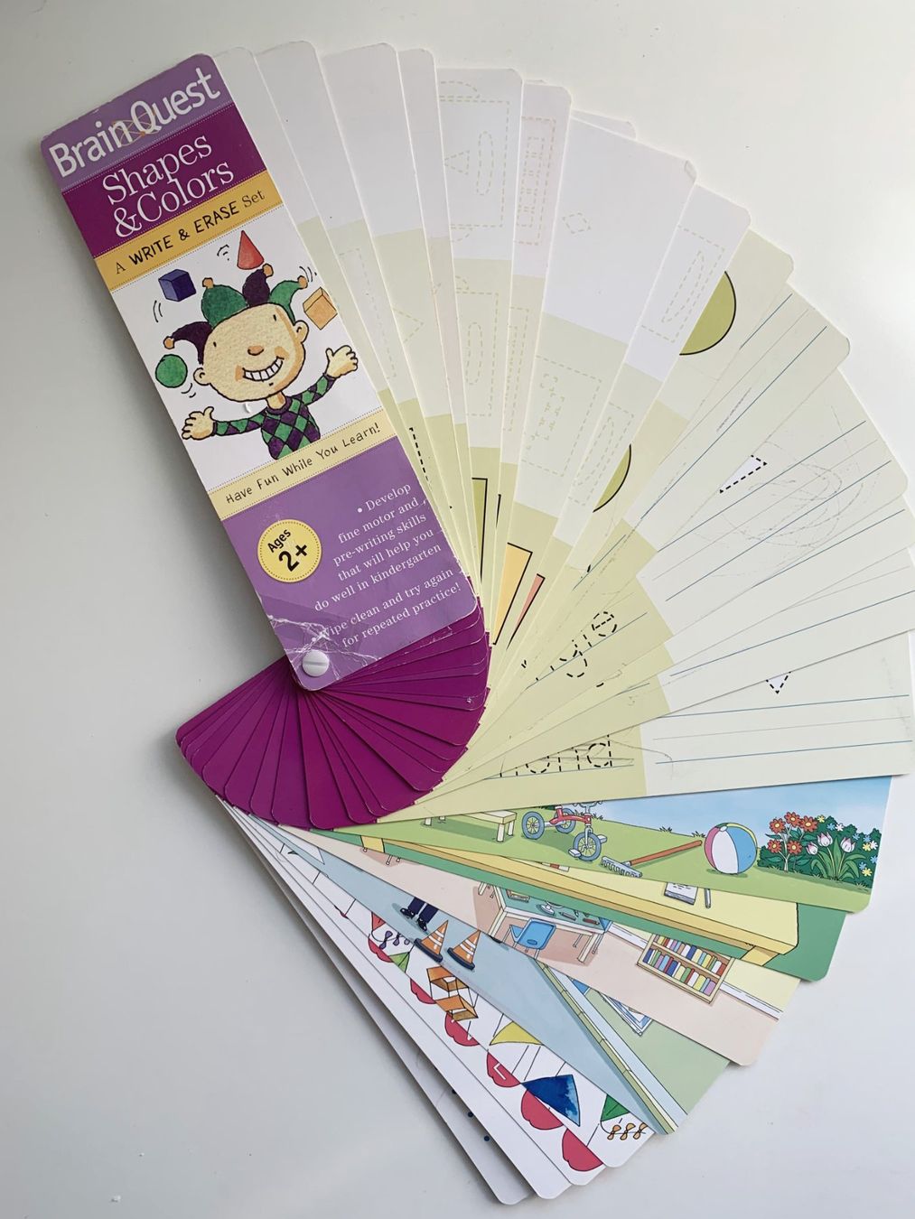 Giochi: Brain Quest Write & Erase: Numbers Cards und Shapes & Color – Usato da binz venduto da louloubel 3