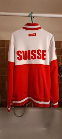 Veste tennis équipe de Suisse Coupe Davis vintage