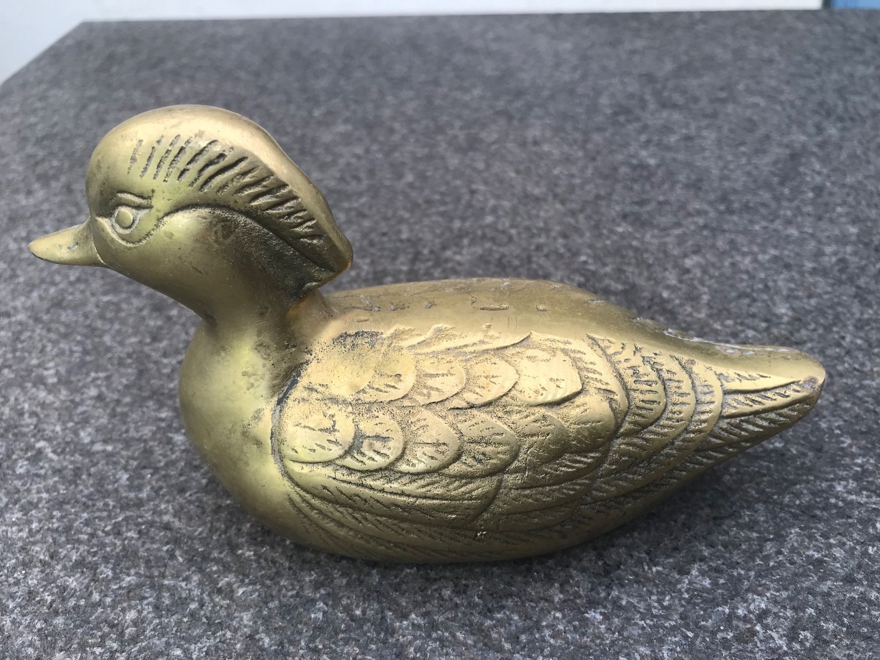 Figuren: Messing Ente, Vintage Deko-Objekt – Gebraucht aus Hittnau von Noppi 5