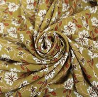 3m tissu crêpe viscose fleurs - So tissus