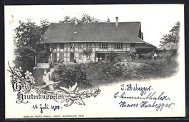 Hinterkappelen, Blick auf ein Gasthaus