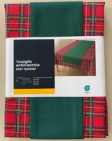Tischtuch mit Läufer, Tischdecke, NEU