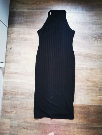 Elegantes schwarzes Sommerkleid Gr. M /L 