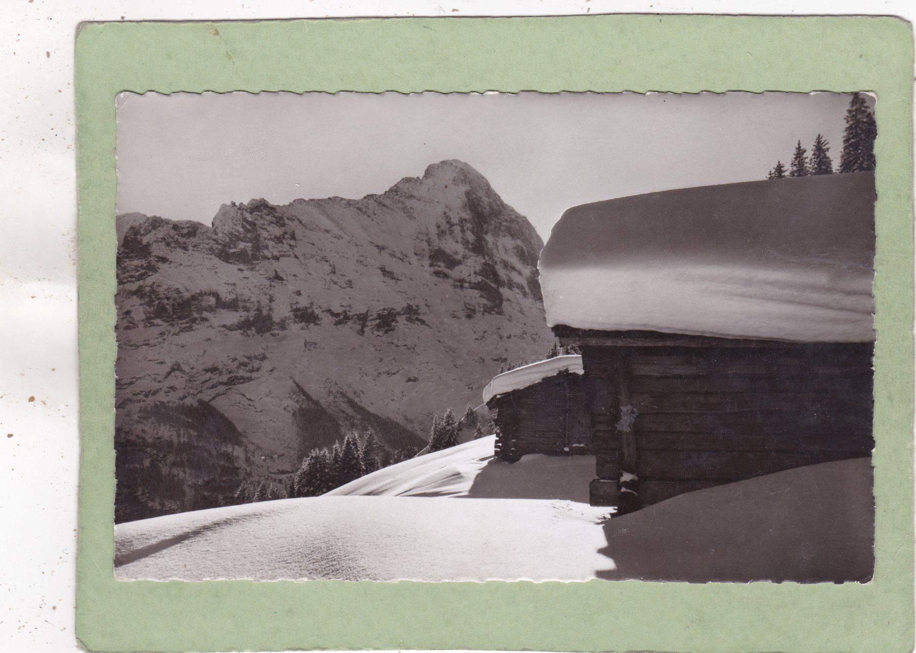Ansichtskarten: Winter in Grindelwald Eiger – Gebraucht aus Herisau von Lisegrat2008