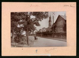 Fotografie Strehla, Blick nach dem Schlo