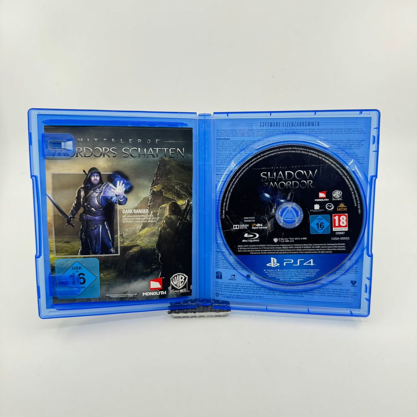 Spiele: Mittelerde Mordors Schatten (PS4) – Gebraucht aus Herisau von Seyashop1 1