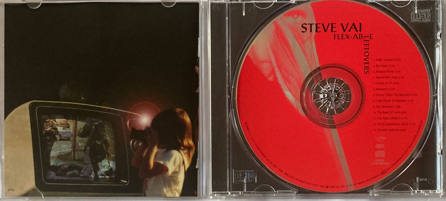CDs: STEVE VAI - FLEX-ABLE LEFTLOVERS – Gebraucht aus Poliez-Pittet von Newtown-Records 2