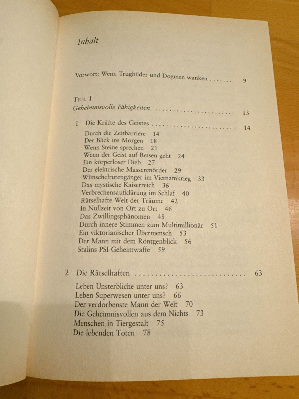 Libri: Rätselhafte Wirklichkeiten - Viktor Farkas – Usato da Muttenz venduto da denise06 2