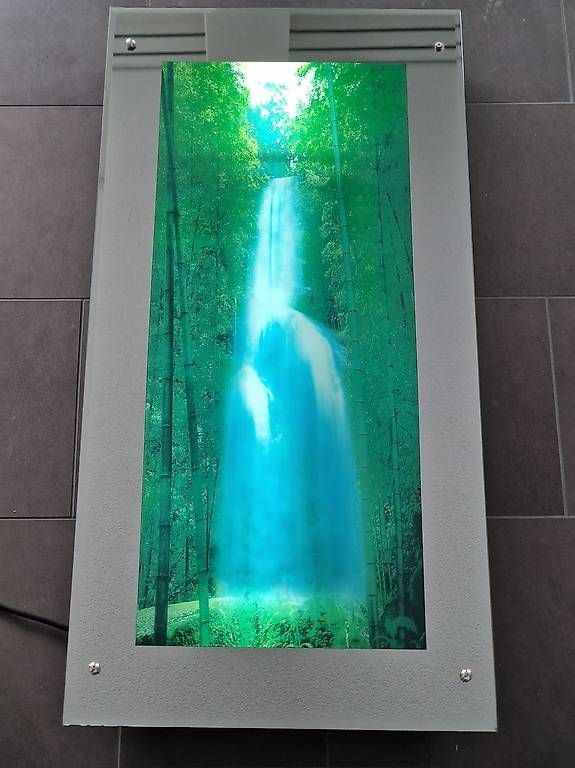 Poster & Bilder: Wasserfallbild laufendes Wasser – Gebraucht aus Ottikon von nag-champa77