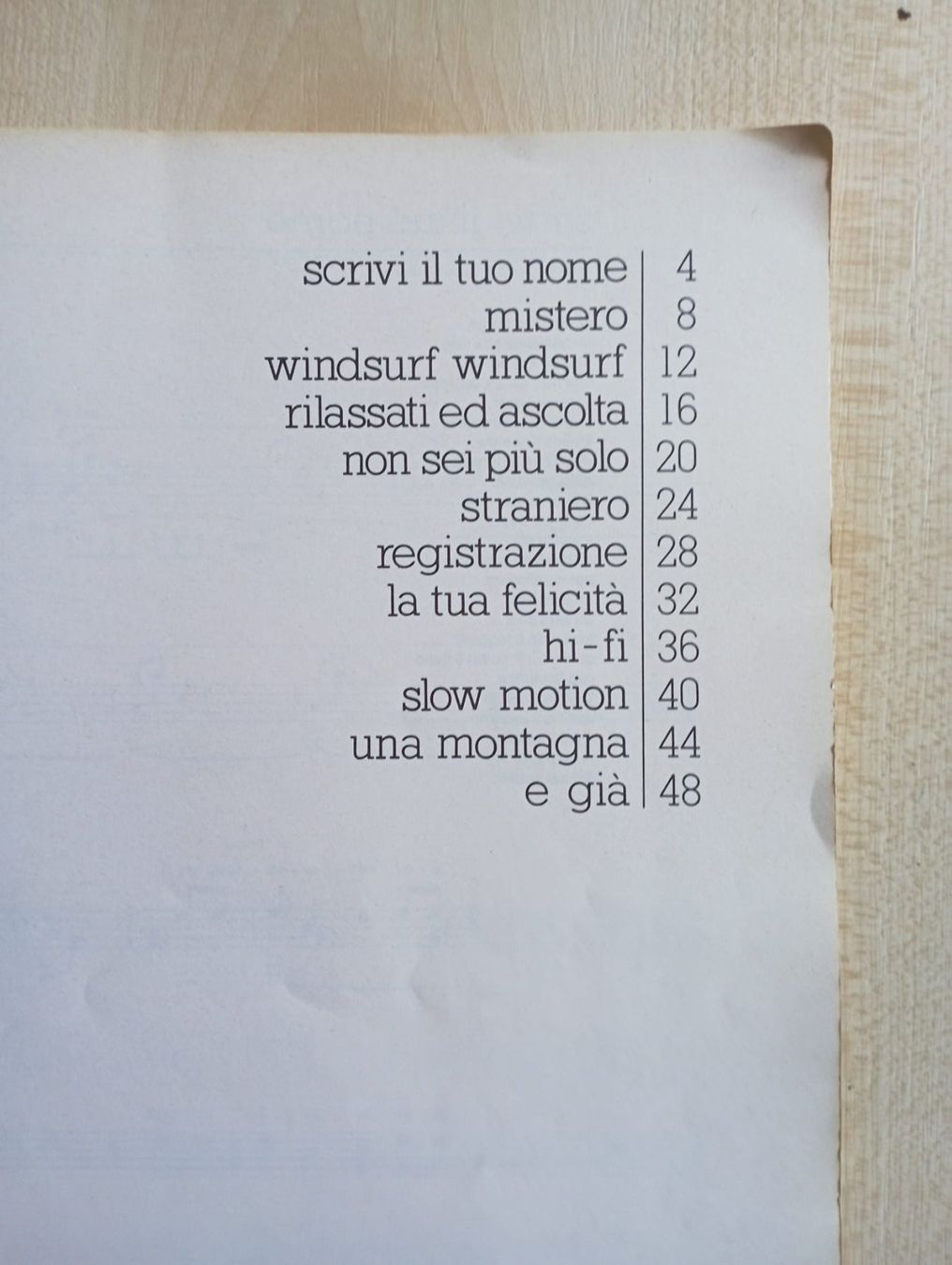 Libri: Lucio Battisti "E Già" - Songbuch – Usato da Neuenhof venduto da Cassiopala 2