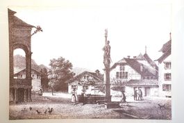 Stanser Dorfplatz, Repro, 59,5x42 cm