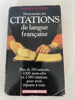 Pierre Ripert - Dictionnaire des citations de la langue fran