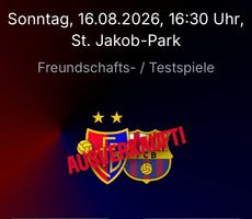 FC BASEL - FCB FC BARCELONA SITZPLATZ D4 Balkon Reihe 1