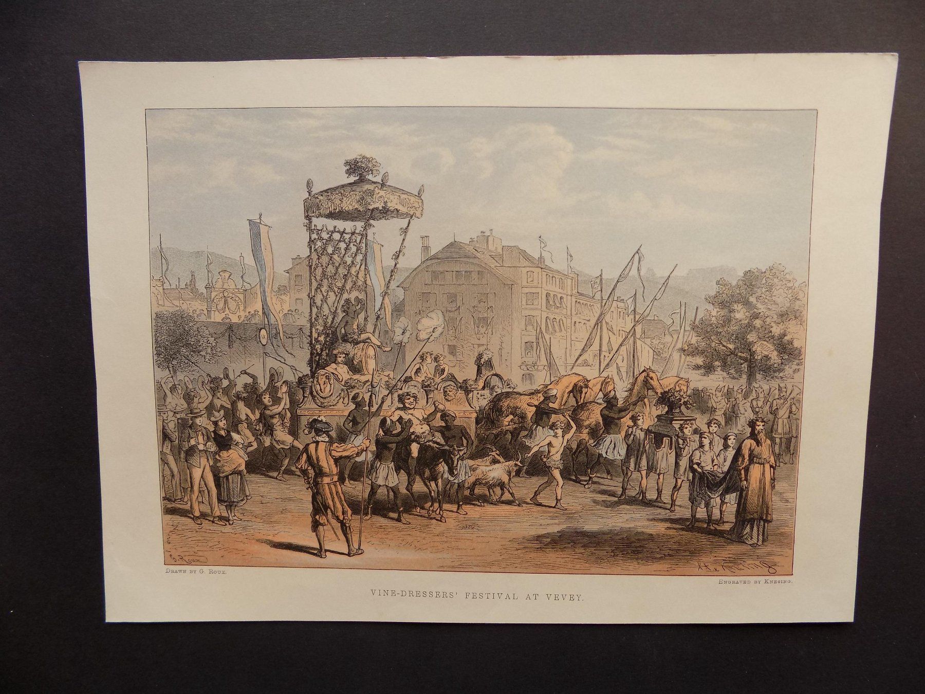 Gravures: Vevey Winzerfest – D'occasion à Risch par Rischli15