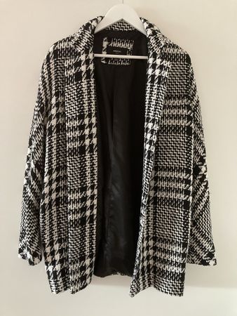 Mango Blazer / Übergangsjacke Hahnentrittmuster Gr. XS/S
