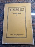 Gedenkschrift Historische Tagung Engelberg 1915, Rarität!