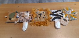 Babyspielzeug Activity, Stoffstreifen mit Tier Motiven