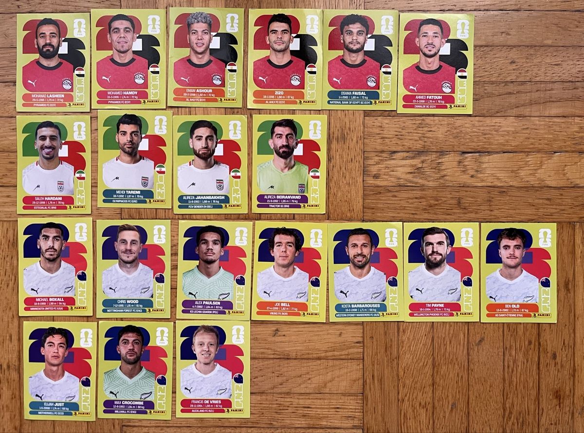 Panini Cartes à collectionner: Panini Sticker WM 2026 Gruppe G – Neuf (Voir description) à Bubikon par TheresaK86