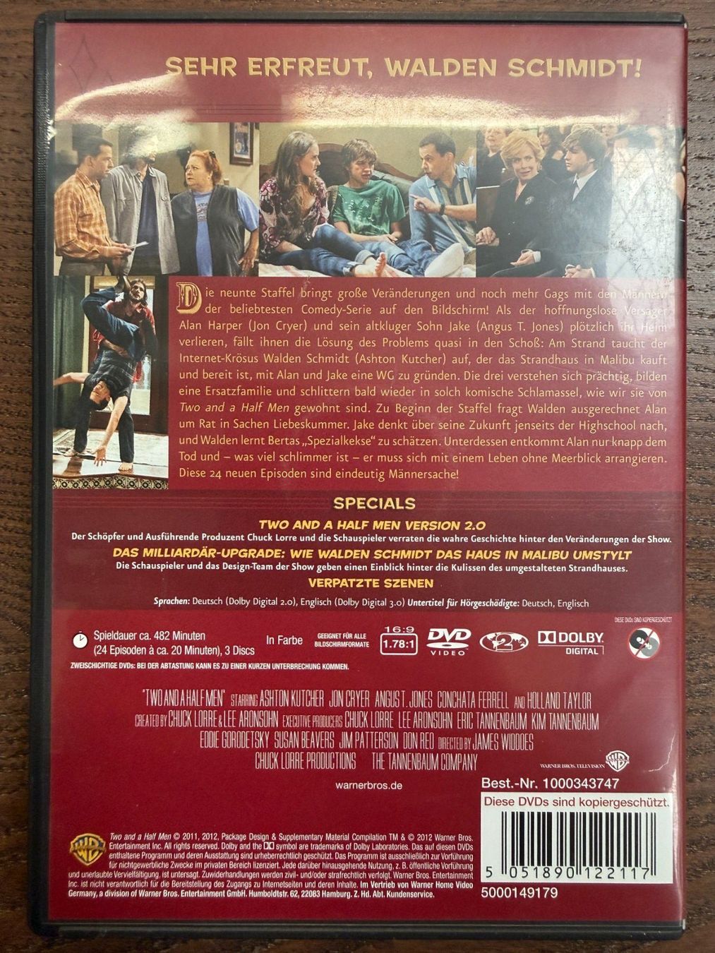 Tutti i DVDs: Two and a Half Men - Staffel 9 – Usato da Zürich venduto da FilmFreunde 1