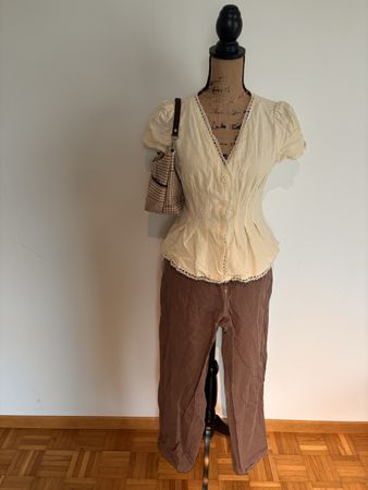 Vintage Cord Arbeiterhosen, Grösse 38, Braun-Top Herbst!