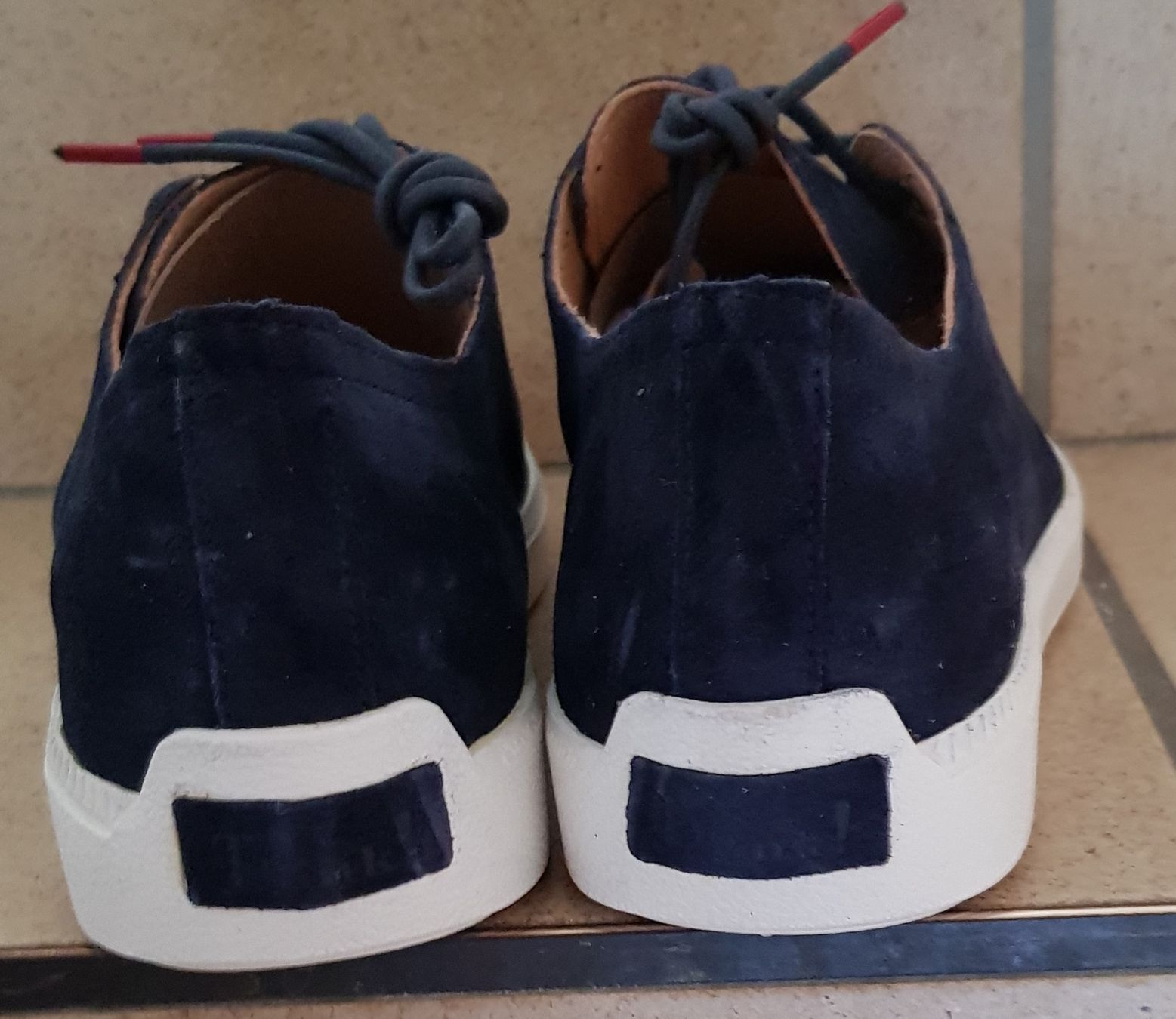Think Herrenschuhe: THINK Sneaker Turna Leder dunkelblaua Gr 41 – Neu (gemäss Beschreibung) aus Olten von Yen6 3