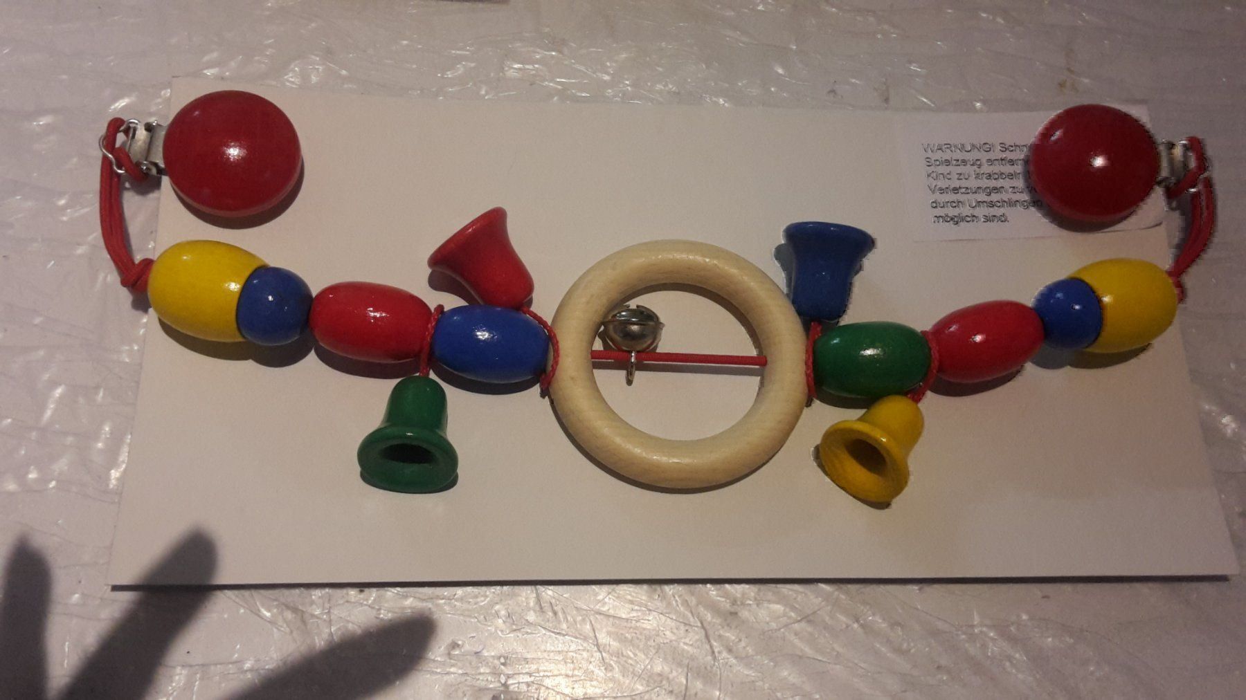 Jouets: Kinderwagenkette Ring mit Glocken – Neuf avec emballage d'origine à Schwarzenburg par Flamingo07